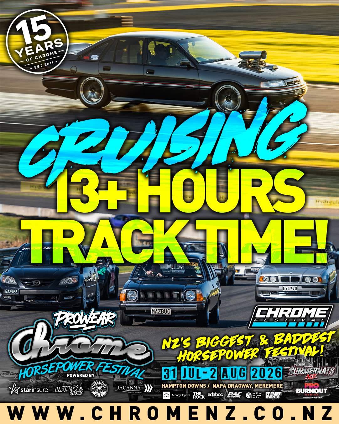 Over 13 Hours of Cruising at Chrome 2026